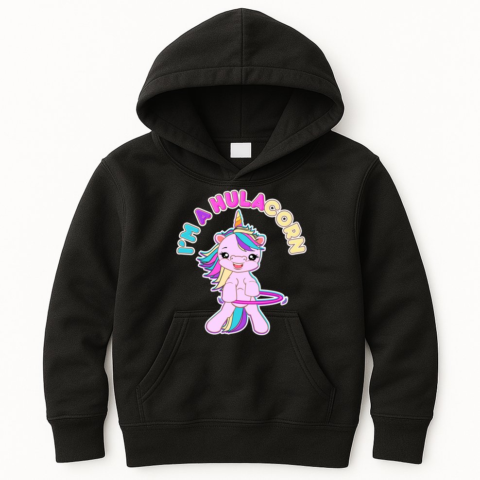 I'm A Hulacorn Kids Hoodie