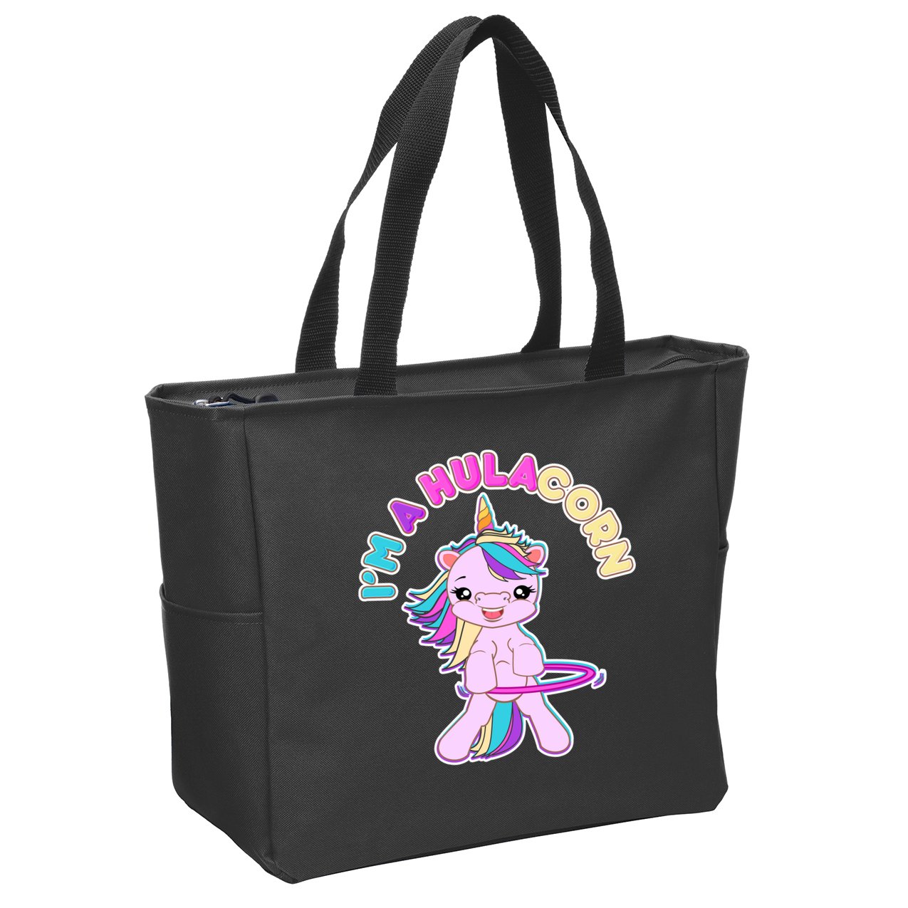I'm A Hulacorn Zip Tote Bag