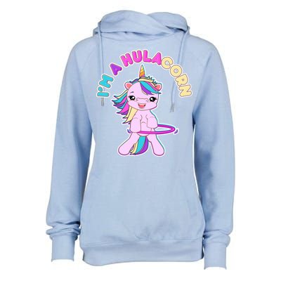 I'm A Hulacorn Womens Funnel Neck Pullover Hood