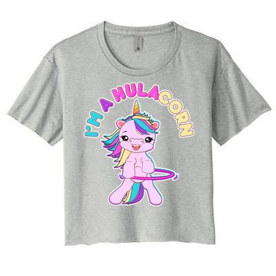 I'm A Hulacorn Women's Crop Top Tee