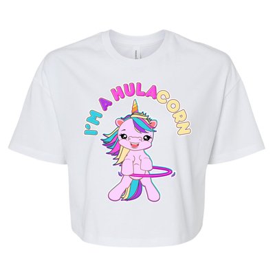 I'm A Hulacorn Bella+Canvas Jersey Crop Tee