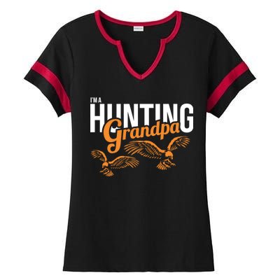 I'm a Hunting Grandpa Ladies Halftime Notch Neck Tee