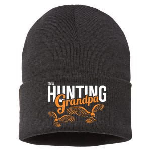 I'm a Hunting Grandpa Sustainable Knit Beanie