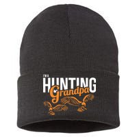 I'm a Hunting Grandpa Sustainable Knit Beanie