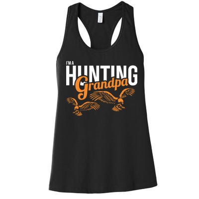 I'm a Hunting Grandpa Women's Racerback Tank