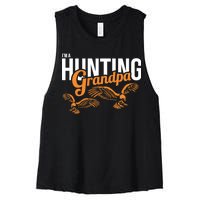 I'm a Hunting Grandpa Women's Racerback Cropped Tank