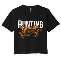 I'm a Hunting Grandpa Women's Crop Top Tee