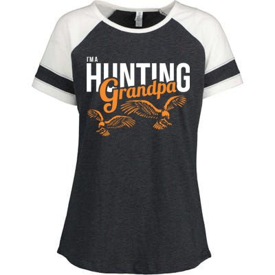 I'm a Hunting Grandpa Enza Ladies Jersey Colorblock Tee