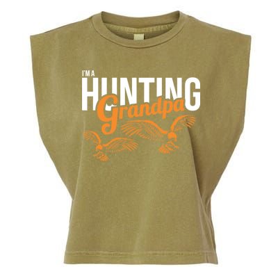 I'm a Hunting Grandpa Garment-Dyed Women's Muscle Tee