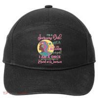 I'm A January Girl I Am A Once in A Lifetime Kind Of Woman 7-Panel Snapback Hat