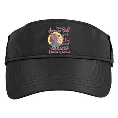 I'm A January Girl I Am A Once in A Lifetime Kind Of Woman Adult Drive Performance Visor