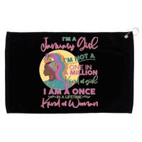 I'm A January Girl I Am A Once in A Lifetime Kind Of Woman Grommeted Golf Towel