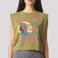 I'm A January Girl I Am A Once in A Lifetime Kind Of Woman Garment-Dyed Women's Muscle Tee