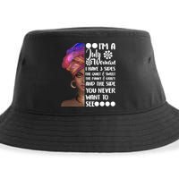 I'm A July Woman Cute Birthday Sustainable Bucket Hat