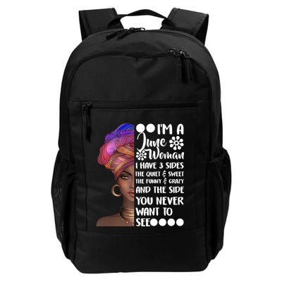 I'm a June Woman Cute Birthday Backpack