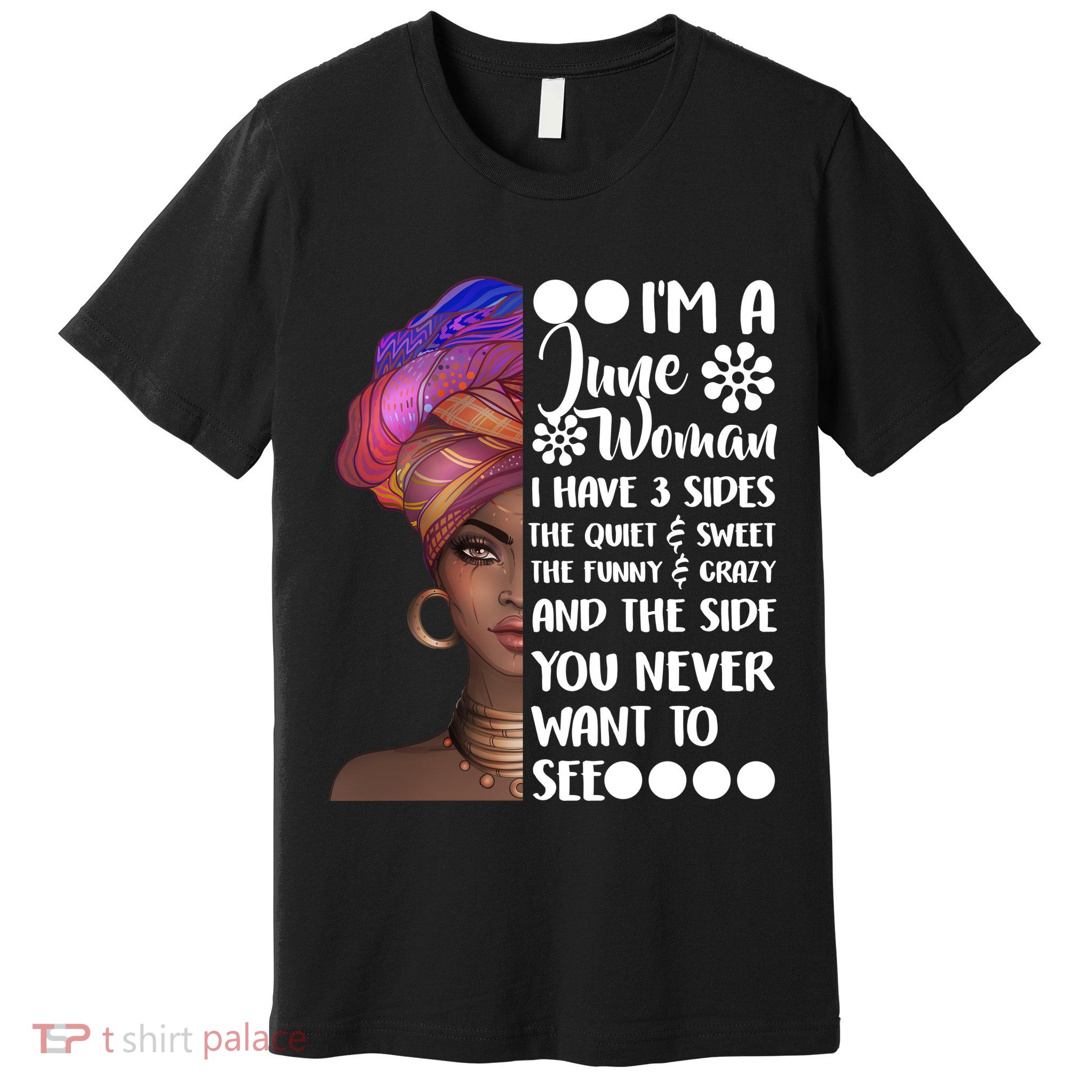 I'm a June Woman Cute Birthday Premium T-Shirt