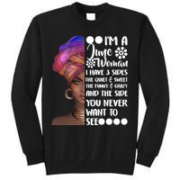 I'm a June Woman Cute Birthday Tall Sweatshirt