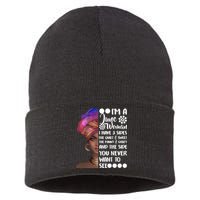 I'm a June Woman Cute Birthday Sustainable Knit Beanie