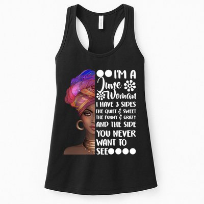 I'm a June Woman Cute Birthday Womens Tank Top