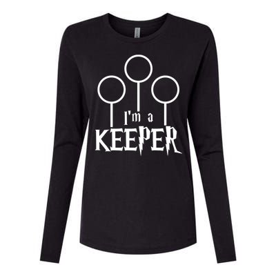 I'm A Keeper Womens Cotton Relaxed Long Sleeve T-Shirt