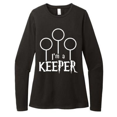 I'm A Keeper Womens CVC Long Sleeve Shirt