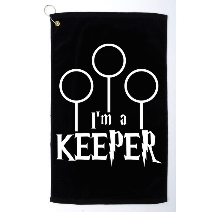 I'm A Keeper Golf Towel