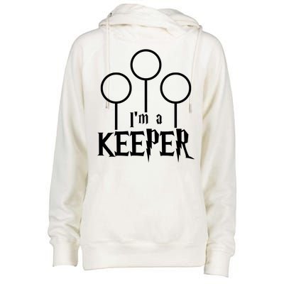 I'm A Keeper Womens Funnel Neck Pullover Hood