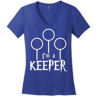 I'm A Keeper Women's V-Neck T-Shirt