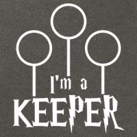 I'm A Keeper Cotton Canvas Backpack
