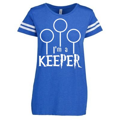 I'm A Keeper Enza Ladies Jersey Football T-Shirt