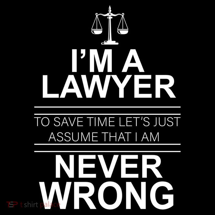 I'm a Lawyer Let's Assume I'm Never Wrong Full Zip Hoodie