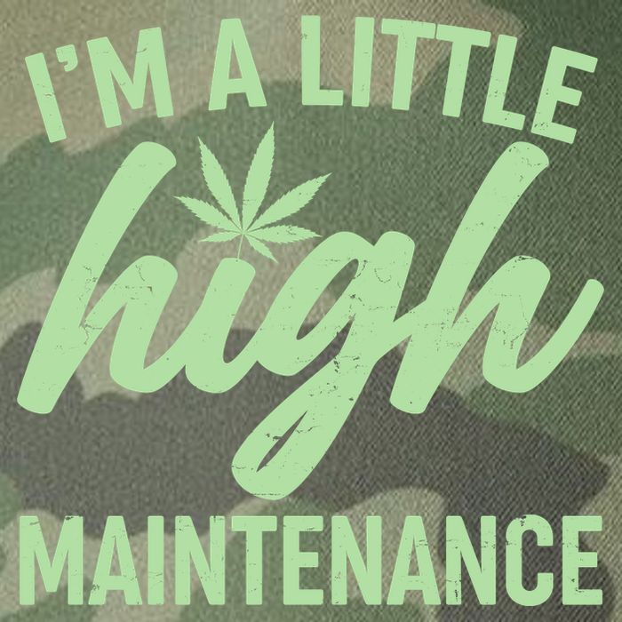 I'm A Little High Maintenance Legacy Tie Dye Trucker Hat