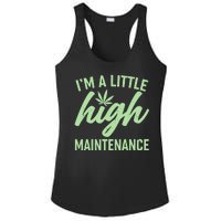 I'm A Little High Maintenance Ladies PosiCharge Competitor Racerback Tank