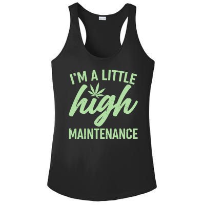 I'm A Little High Maintenance Ladies PosiCharge Competitor Racerback Tank