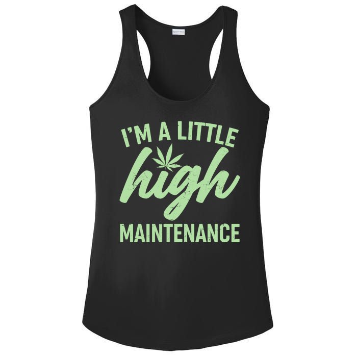 I'm A Little High Maintenance Ladies PosiCharge Competitor Racerback Tank