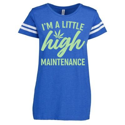 I'm A Little High Maintenance Enza Ladies Jersey Football T-Shirt