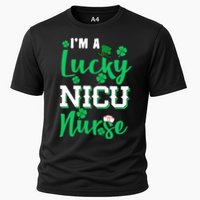 I'm A Lucky Nicu Nurse St Patrick's Day Cooling Performance Crew T-Shirt