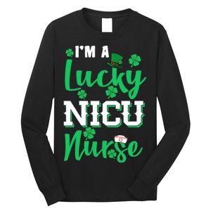 I'm A Lucky Nicu Nurse St Patrick's Day Long Sleeve Shirt