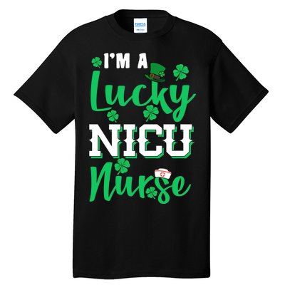 I'm A Lucky Nicu Nurse St Patrick's Day Tall T-Shirt