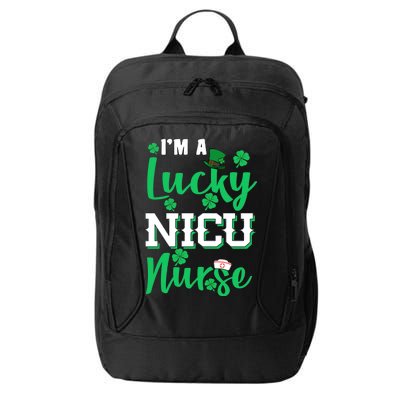 I'm A Lucky Nicu Nurse St Patrick's Day City Backpack