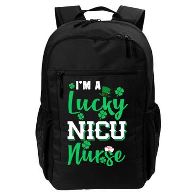 I'm A Lucky Nicu Nurse St Patrick's Day Daily Commute Backpack