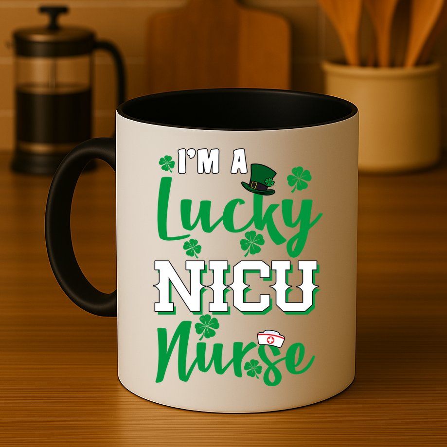 I'm A Lucky Nicu Nurse St Patrick's Day Mug