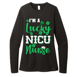 I'm A Lucky Nicu Nurse St Patrick's Day Womens CVC Long Sleeve Shirt