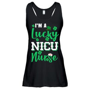 I'm A Lucky Nicu Nurse St Patrick's Day Ladies Essential Flowy Tank