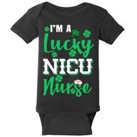 I'm A Lucky Nicu Nurse St Patrick's Day Baby Bodysuit