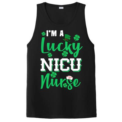 I'm A Lucky Nicu Nurse St Patrick's Day PosiCharge Competitor Tank