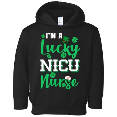 I'm A Lucky Nicu Nurse St Patrick's Day Toddler Hoodie
