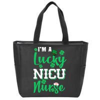 I'm A Lucky Nicu Nurse St Patrick's Day Zip Tote Bag