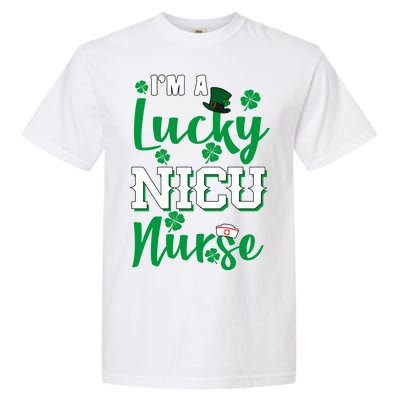 I'm A Lucky Nicu Nurse St Patrick's Day Garment-Dyed Heavyweight T-Shirt