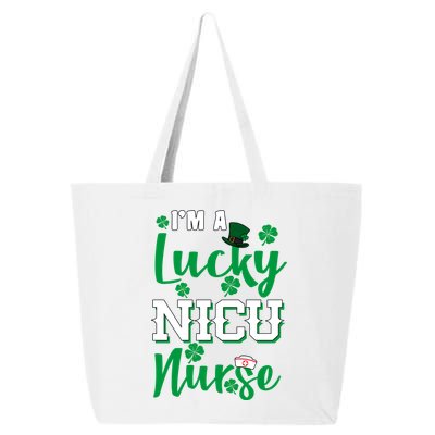 I'm A Lucky Nicu Nurse St Patrick's Day 25L Jumbo Tote